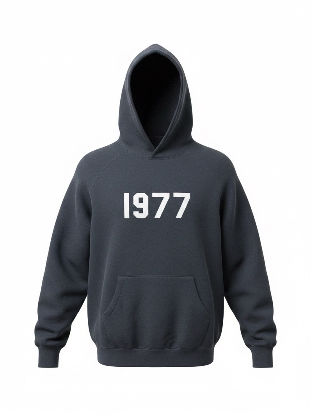 Essentials Fear of God Men's Pullover Hoodie with 1977 Print